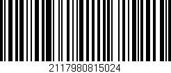 Código de barras (EAN, GTIN, SKU, ISBN): '2117980815024'