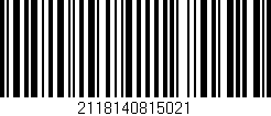 Código de barras (EAN, GTIN, SKU, ISBN): '2118140815021'