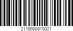 Código de barras (EAN, GTIN, SKU, ISBN): '2118560815021'