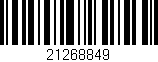 Código de barras (EAN, GTIN, SKU, ISBN): '21268849'