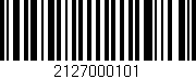 Código de barras (EAN, GTIN, SKU, ISBN): '2127000101'