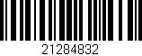 Código de barras (EAN, GTIN, SKU, ISBN): '21284832'