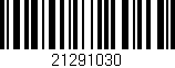 Código de barras (EAN, GTIN, SKU, ISBN): '21291030'