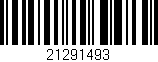 Código de barras (EAN, GTIN, SKU, ISBN): '21291493'
