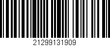 Código de barras (EAN, GTIN, SKU, ISBN): '21299131909'