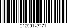 Código de barras (EAN, GTIN, SKU, ISBN): '21299147771'