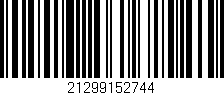 Código de barras (EAN, GTIN, SKU, ISBN): '21299152744'