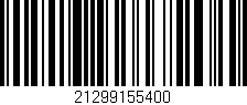 Código de barras (EAN, GTIN, SKU, ISBN): '21299155400'