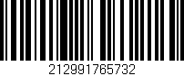 Código de barras (EAN, GTIN, SKU, ISBN): '212991765732'