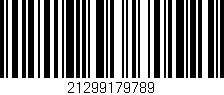Código de barras (EAN, GTIN, SKU, ISBN): '21299179789'