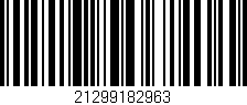 Código de barras (EAN, GTIN, SKU, ISBN): '21299182963'