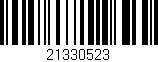 Código de barras (EAN, GTIN, SKU, ISBN): '21330523'