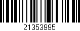 Código de barras (EAN, GTIN, SKU, ISBN): '21353995'