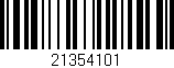 Código de barras (EAN, GTIN, SKU, ISBN): '21354101'