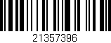 Código de barras (EAN, GTIN, SKU, ISBN): '21357396'
