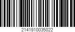 Código de barras (EAN, GTIN, SKU, ISBN): '2141910035022'