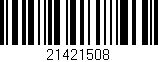 Código de barras (EAN, GTIN, SKU, ISBN): '21421508'