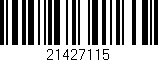 Código de barras (EAN, GTIN, SKU, ISBN): '21427115'
