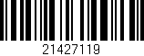 Código de barras (EAN, GTIN, SKU, ISBN): '21427119'