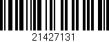 Código de barras (EAN, GTIN, SKU, ISBN): '21427131'