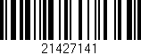 Código de barras (EAN, GTIN, SKU, ISBN): '21427141'