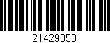 Código de barras (EAN, GTIN, SKU, ISBN): '21429050'