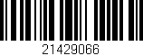 Código de barras (EAN, GTIN, SKU, ISBN): '21429066'