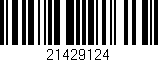 Código de barras (EAN, GTIN, SKU, ISBN): '21429124'