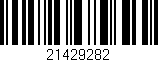 Código de barras (EAN, GTIN, SKU, ISBN): '21429282'