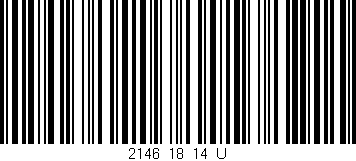 Código de barras (EAN, GTIN, SKU, ISBN): '2146_18_14_U'