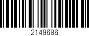 Código de barras (EAN, GTIN, SKU, ISBN): '2149686'