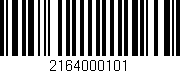 Código de barras (EAN, GTIN, SKU, ISBN): '2164000101'