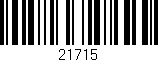 Código de barras (EAN, GTIN, SKU, ISBN): '21715'