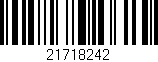 Código de barras (EAN, GTIN, SKU, ISBN): '21718242'