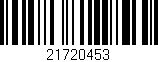 Código de barras (EAN, GTIN, SKU, ISBN): '21720453'