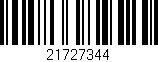 Código de barras (EAN, GTIN, SKU, ISBN): '21727344'