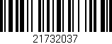 Código de barras (EAN, GTIN, SKU, ISBN): '21732037'