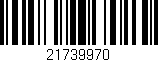 Código de barras (EAN, GTIN, SKU, ISBN): '21739970'