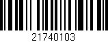 Código de barras (EAN, GTIN, SKU, ISBN): '21740103'