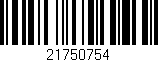 Código de barras (EAN, GTIN, SKU, ISBN): '21750754'