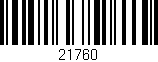 Código de barras (EAN, GTIN, SKU, ISBN): '21760'