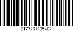 Código de barras (EAN, GTIN, SKU, ISBN): '2177461185404'