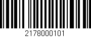 Código de barras (EAN, GTIN, SKU, ISBN): '2178000101'