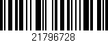 Código de barras (EAN, GTIN, SKU, ISBN): '21796728'