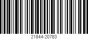 Código de barras (EAN, GTIN, SKU, ISBN): '21844-20783'