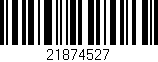 Código de barras (EAN, GTIN, SKU, ISBN): '21874527'