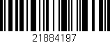 Código de barras (EAN, GTIN, SKU, ISBN): '21884197'