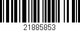 Código de barras (EAN, GTIN, SKU, ISBN): '21885853'