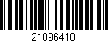 Código de barras (EAN, GTIN, SKU, ISBN): '21896418'