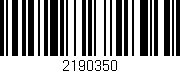 Código de barras (EAN, GTIN, SKU, ISBN): '2190350'